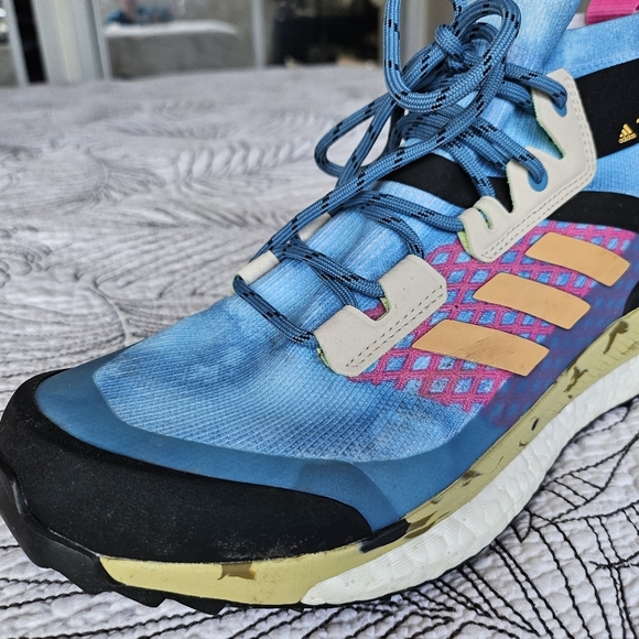 VGUC Adidas Terrex Free Hiker Prime Blue Hazy Sky Women 7.5 - Picture 7 of 16